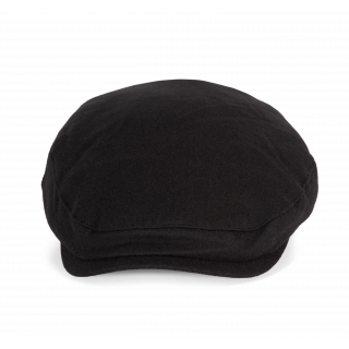 Béret duckbill KP615 - Black personnalisable - Vue de face