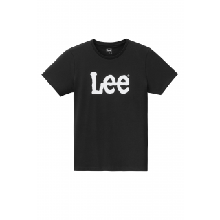 T-shirt Logo Lee L65 - Black personnalisable - Vue de face
