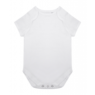 Body manches courtes coton biologique LW655 - White personnalisable - Vue de face