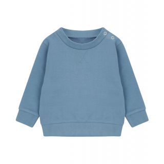 Sweat-shirt écoresponsable enfant LW800 - Stone blue personnalisable - Vue de face