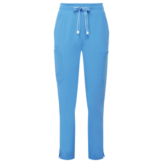 Pantalon cargo stretch femme NN600 - Ceil blue personnalisable - Vue de face