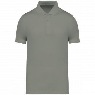 Polo en jersey écoresponsable homme NS200 - Almond Green personnalisable - Vue de face