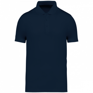 Polo en jersey écoresponsable homme NS200 - Navy Blue personnalisable - Vue de face
