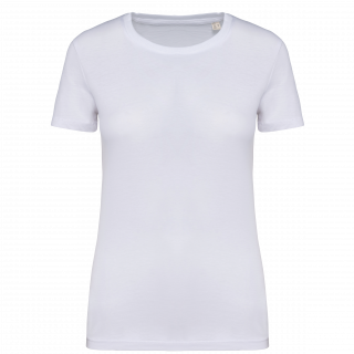 T-shirt écoresponsable femme NS324 - White personnalisable - Vue de face