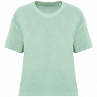 T-shirt écoresponsable en éponge femme NS328 - Brook Green personnalisable - Vue de face