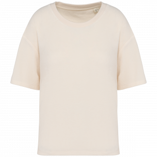 T-shirt écoresponsable en éponge femme NS328 - Ivory personnalisable - Vue de face