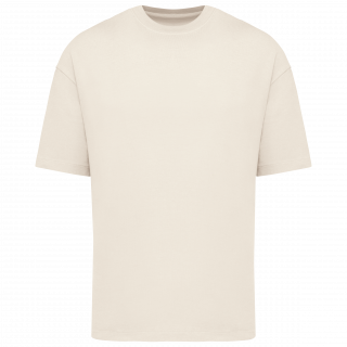 T-shirt écoresponsable oversize homme NS332 - Ivory personnalisable - Vue de face
