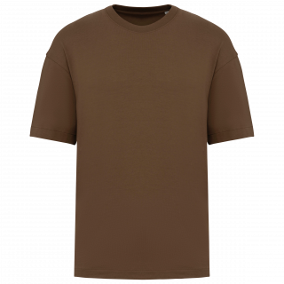 T-shirt écoresponsable oversize homme NS332 - Toffee personnalisable - Vue de face