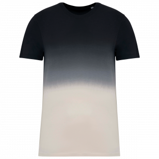 T-shirt écoresponsable Dip Dye unisexe NS345 - Dip Dye Black personnalisable - Vue de face