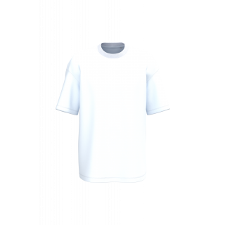 T-shirt écoresponsable oversize homme NS352 - White personnalisable - Vue de face