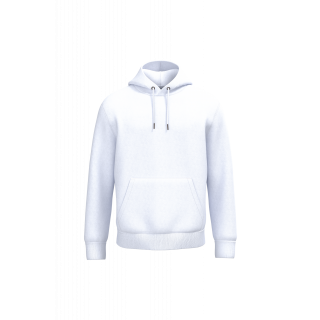 Sweat-shirt écoresponsable à capuche unisexe NS401 - White personnalisable - Vue de face