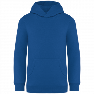 Sweat-shirt écoresponsable à capuche enfant NS404 - Sea Blue personnalisable - Vue de face