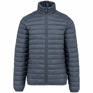 Doudoune légère écoresponsable homme NS6000 - Mineral Grey personnalisable - Vue de face