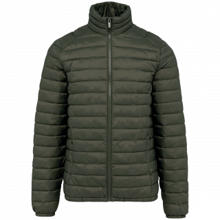 Doudoune légère écoresponsable homme NS6000 - Organic Khaki personnalisable - Vue de face