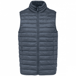 Bodywarmer écoresponsable léger homme NS6005 - Mineral Grey personnalisable - Vue de face