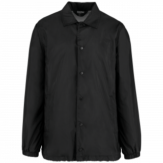 Veste écoresponsable coupe-vent unisexe NS601 - Black personnalisable - Vue de face