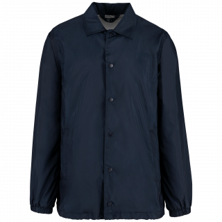 Veste écoresponsable coupe-vent unisexe NS601 - Navy Blue personnalisable - Vue de face