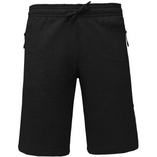 Bermuda molleton multisports adulte Black