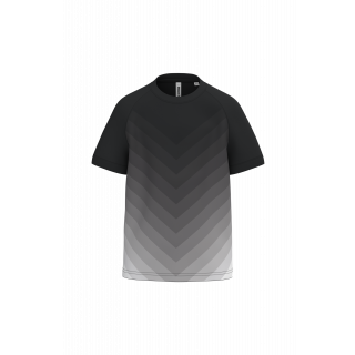 Maillot multisport polyester sublimé enfant PA4048 - Black personnalisable - Vue de face