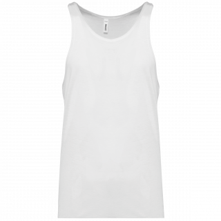 Débardeur triblend homme PA446 - White personnalisable - Vue de face