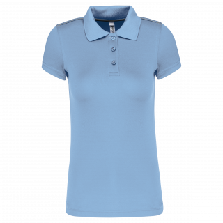 Polo manches courtes femme PA481 - Sky Blue personnalisable - Vue de face