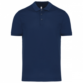 Polo piqué performance homme PA489 - Sporty Navy personnalisable - Vue de face