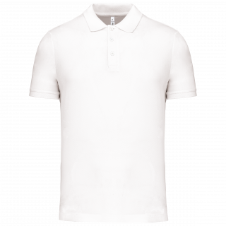 Polo piqué performance homme PA489 - White personnalisable - Vue de face