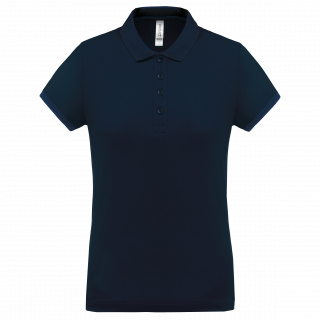 Polo piqué performance femme PA490 - Sporty Navy personnalisable - Vue de face