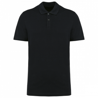 Polo Supima® manches courtes homme PK200 - Black personnalisable - Vue de face