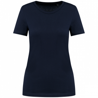 T-shirt Supima® col rond manches courtes femme PK301 - Deep Navy personnalisable - Vue de face