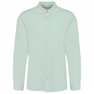 Chemise Oxford manches longues homme PK503 - Oxford Green personnalisable - Vue de face