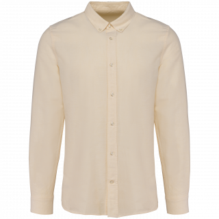 Chemise Oxford manches longues homme PK503 - Oxford Yellow personnalisable - Vue de face