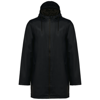 Veste de pluie unisexe PK600 - Black personnalisable - Vue de face