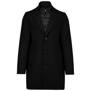 Manteau homme PK6020 - Black personnalisable - Vue de face