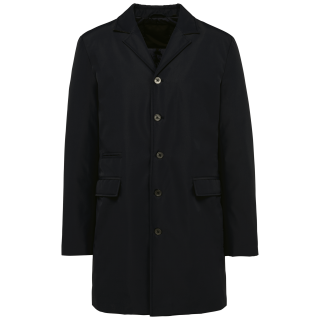 Trench structuré homme PK602 - Black personnalisable - Vue de face