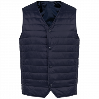 Bodywarmer léger homme PK603 - Deep Navy personnalisable - Vue de face