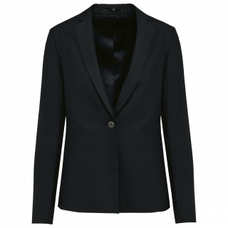 Veste blazer femme PK6050 - Black personnalisable - Vue de face