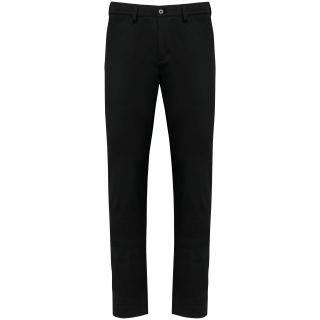 Chino homme PK702 - Black personnalisable - Vue de face