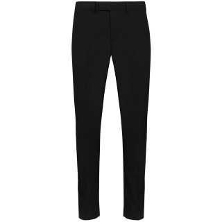 Pantalon de costume homme PK740 - Black personnalisable - Vue de face