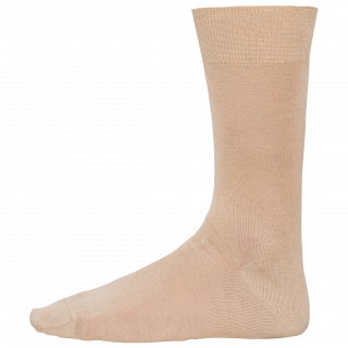 Chaussettes jersey coton fil d'Écosse homme PK800 - Beige personnalisable - Vue de face