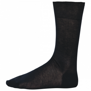 Chaussettes jersey coton fil d'Écosse homme PK800 - Black personnalisable - Vue de face