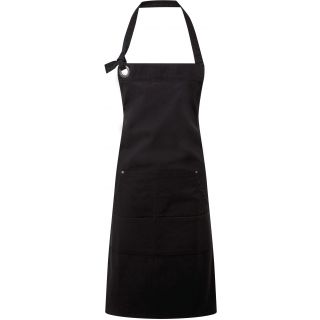 Tablier à bavette "Calibre" Black