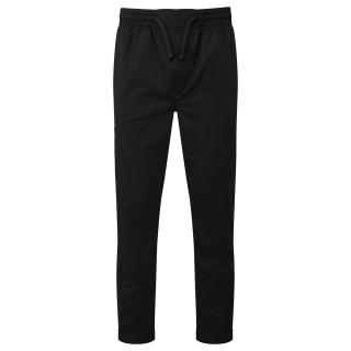 Pantalon cargo recyclé Chef PR557 - Black personnalisable - Vue de face