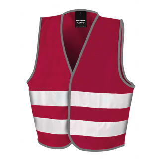 Gilet de visibilité enfant R200JEV - Burgundy personnalisable - Vue de face