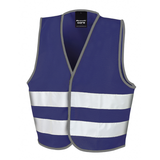 Gilet de visibilité enfant R200JEV - Navy personnalisable - Vue de face