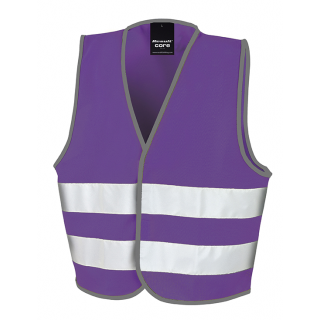 Gilet de visibilité enfant R200JEV - Purple personnalisable - Vue de face