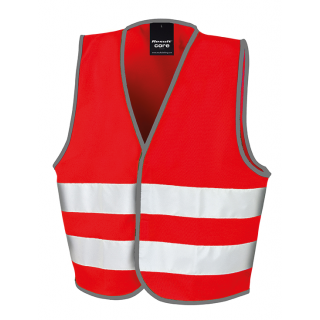 Gilet de visibilité enfant R200JEV - Red personnalisable - Vue de face