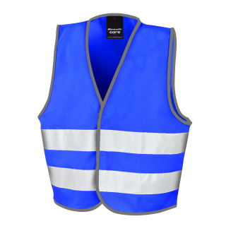 Gilet de visibilité enfant R200JEV - Royal personnalisable - Vue de face