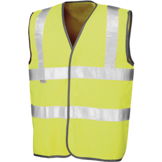 Gilet de sécurité High Viz R21 - Fluorescent Yellow personnalisable - Vue de face