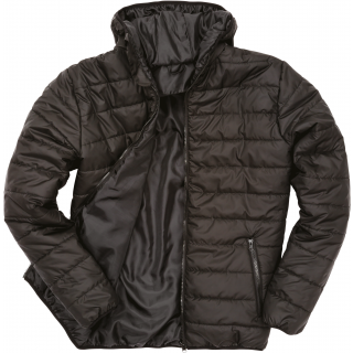 Veste doudoune R233M - Black personnalisable - Vue de face